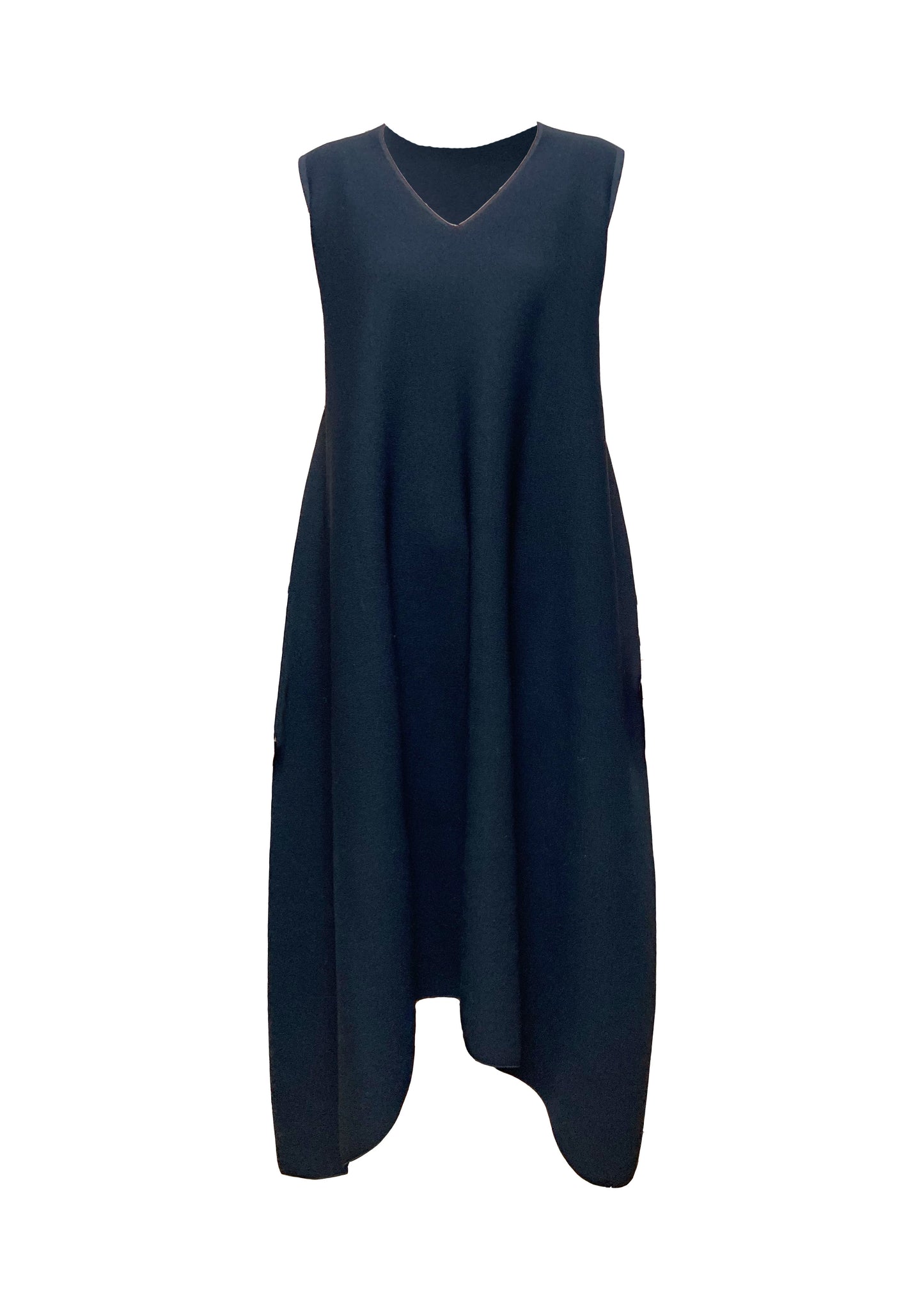 ROSEFLARE SLEEVELESS KNIT DRESS
